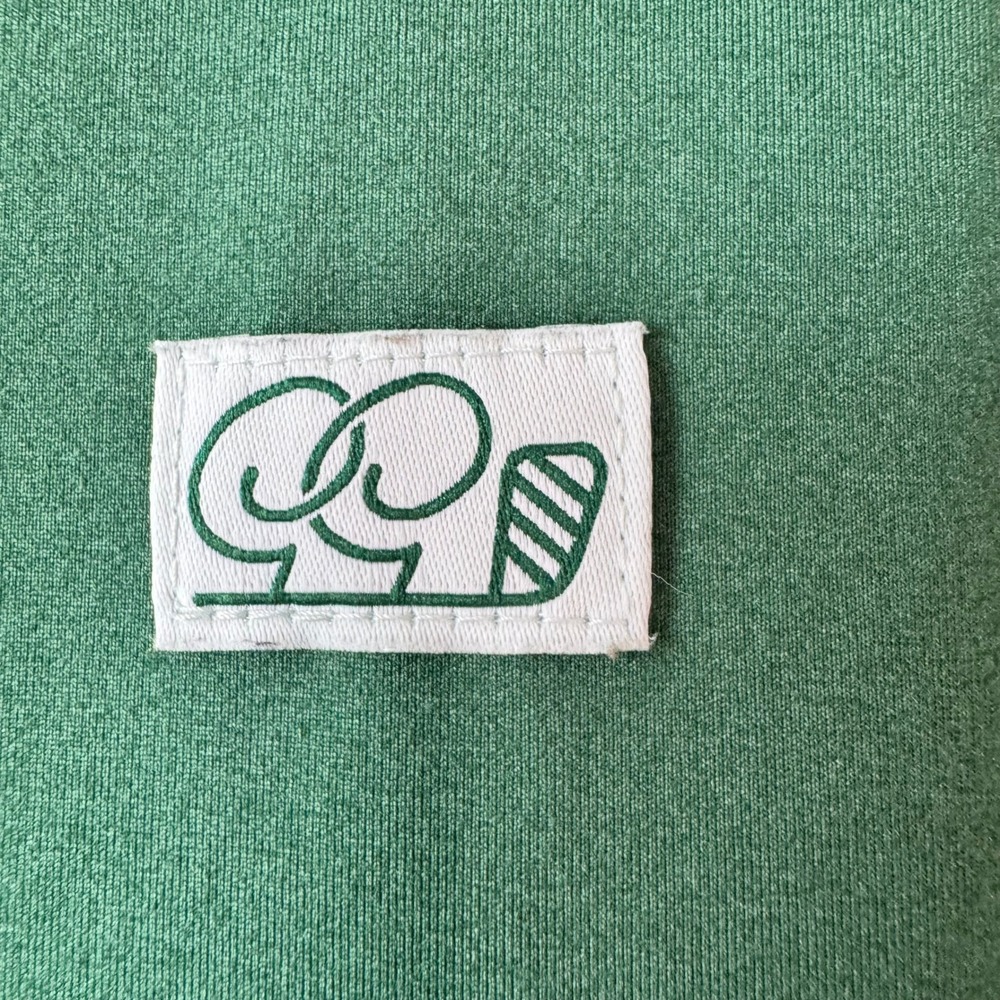 Good Good Golf Mens XL Green Quarter Zip Performance Pullover Long Sleeve - Picture 3 of 10